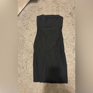 Express Black Strapless Dress